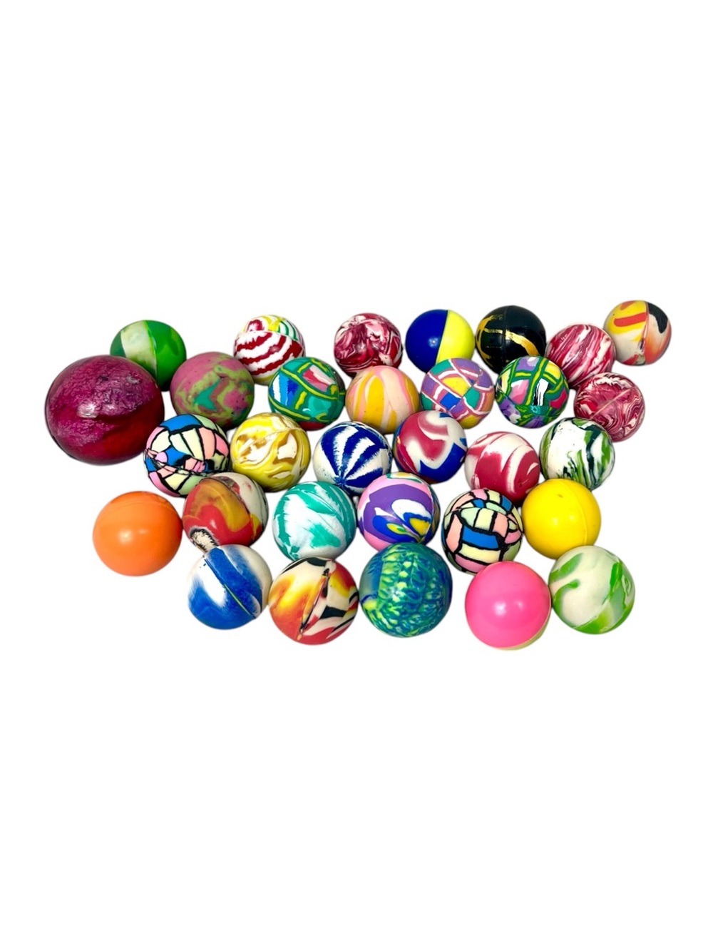 Colorful Assorted Bouncy Balls Pack - Multicolor